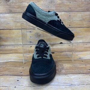 Vans Harry Potter Slytherin Era Womens 7 Men's 5.5 Green Black Snakeskin Sneaker